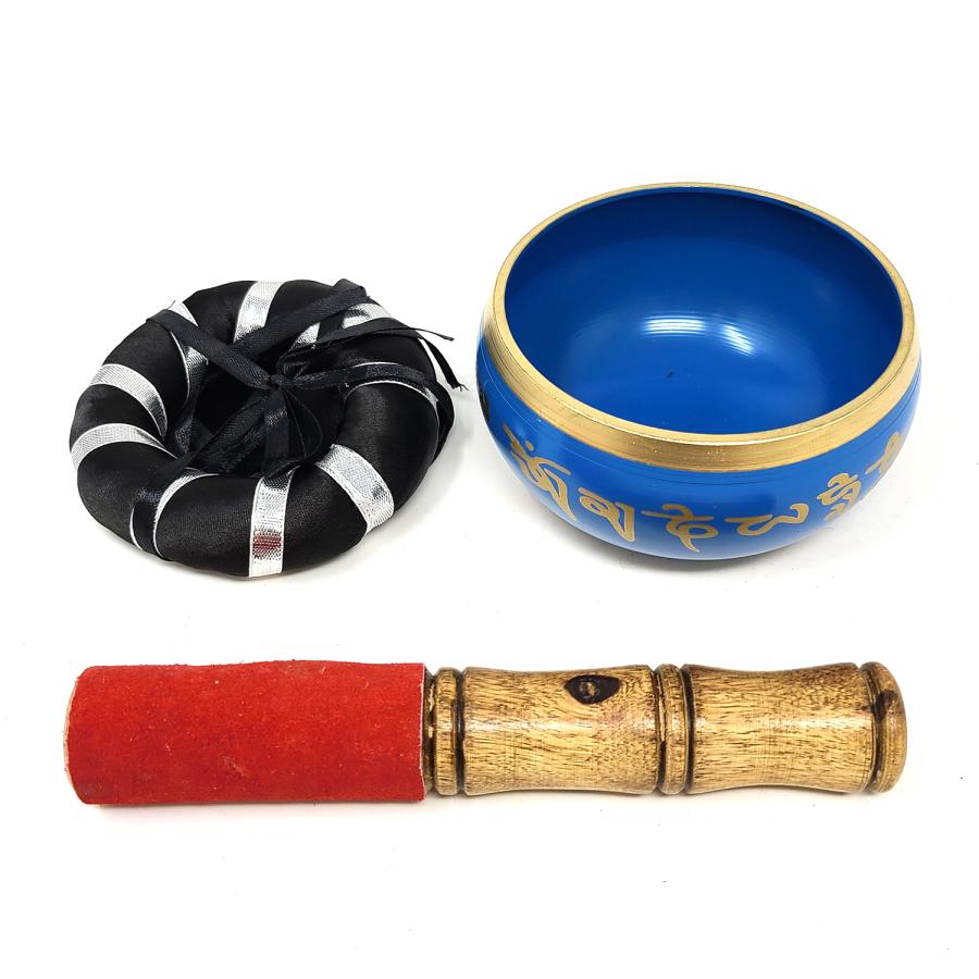 Tibetan Singing Bowl – 4" (with Free Cushion)