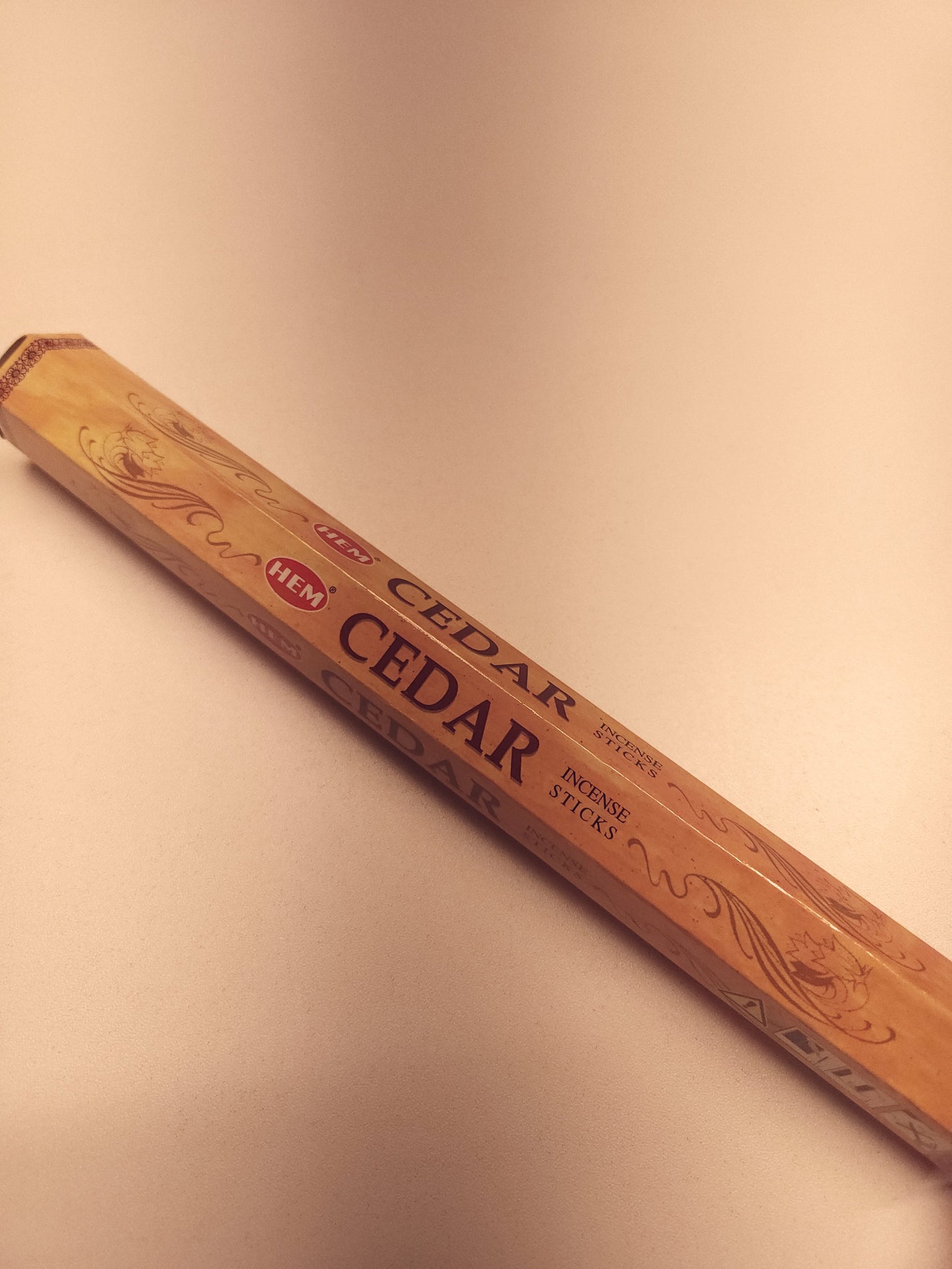HEM Cedar incense sticks.