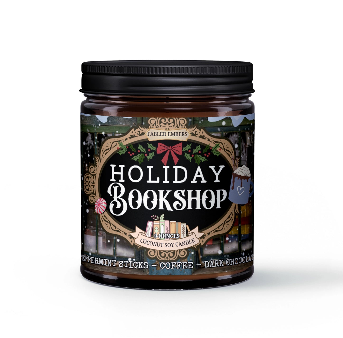 HOLIDAY BOOKSHOP Coconut Soy Candle