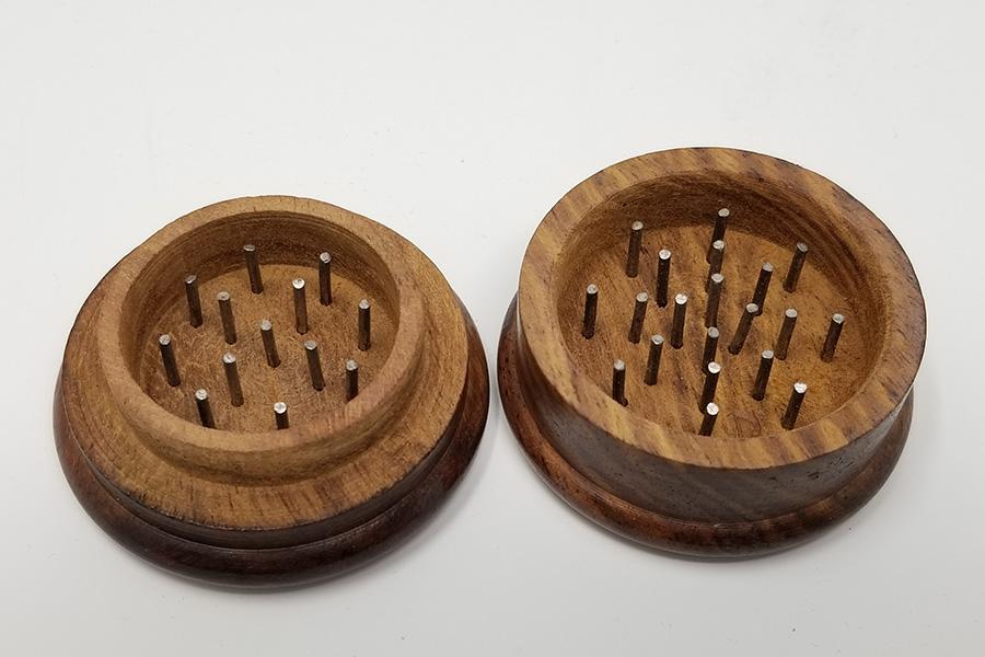 Wooden Herb Grinder – 2" Round