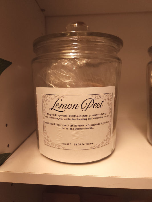 Lemon Peel (Citrus limon)