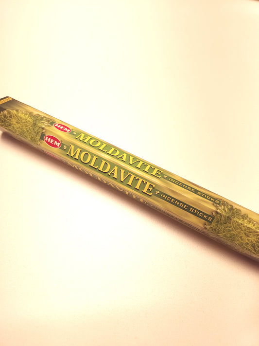 HEM Moldavite incense sticks.