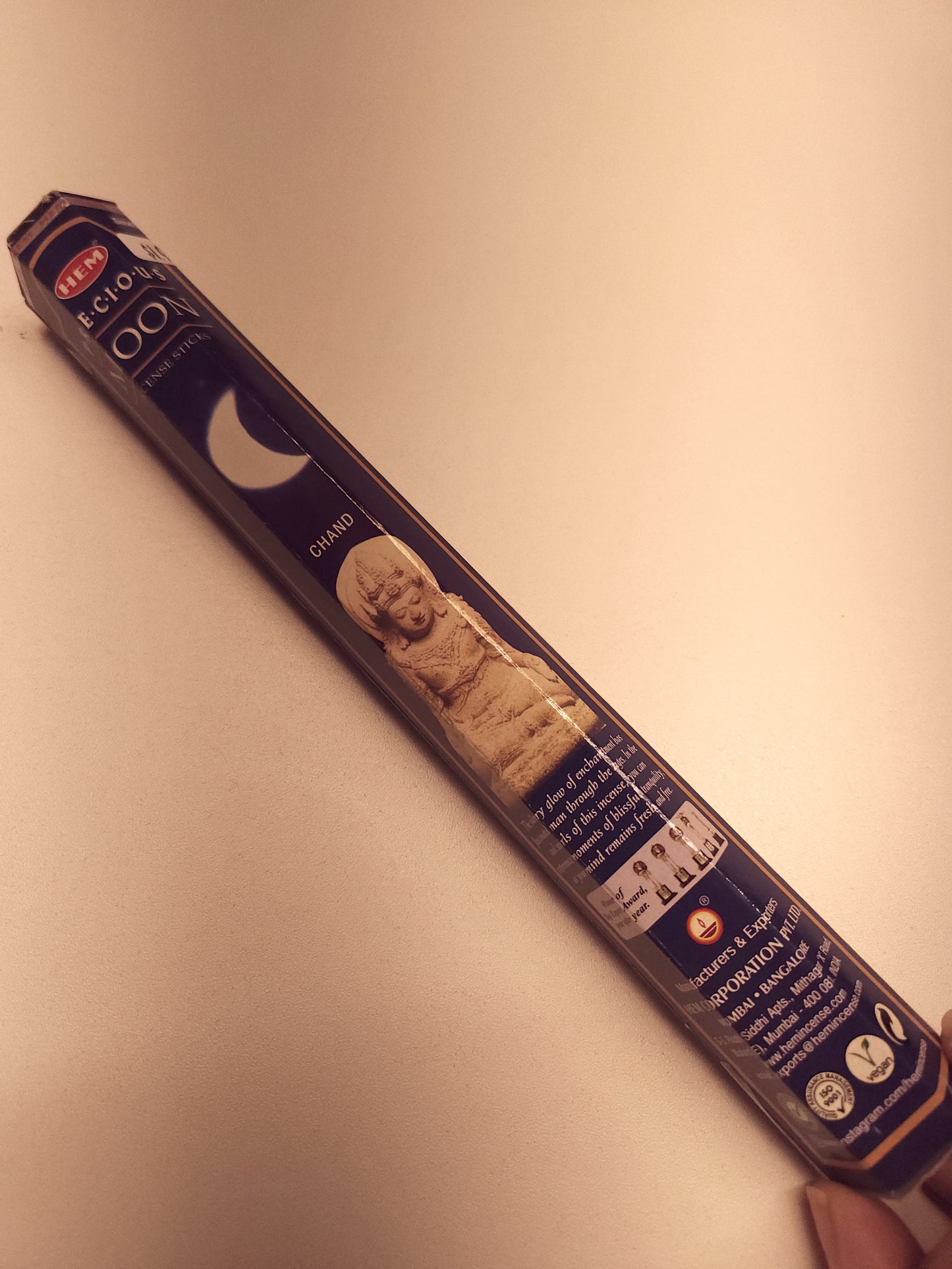 HEM Moon incense sticks.