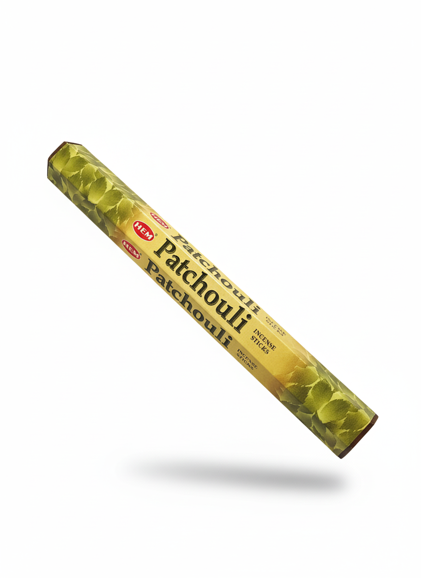 HEM Patchouli incense sticks.
