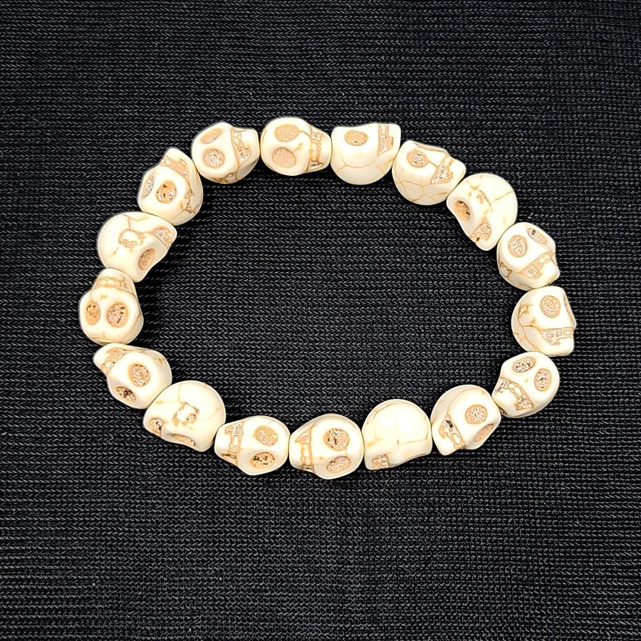White Skull Bracelet
